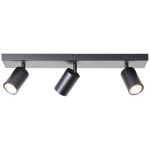 Brilliant Jello Luce da soffitto Metallo Opaco Nero 13.5W 1035lm - 830 Luce Calda -  | Incl. 3x GU10