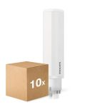 Confezione Multipack 10x Philips CorePro PL-C LED 6.5W 770lm - 840 Bianco Freddo | 4-Pin - Sostitutiva 18W