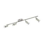 Eglo Luce da soffitto Buzz-LED Acciaio Nichel Satinato 4x2.8W 4x250lm - 830 Luce Calda -  | IP20 - Incl. 4x GU10