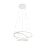 Eglo Luce Pendente Lobinero-Z Aluminium Acciaio Bianca 40W 6100lm - 830-865 Regolabile Bianca | IP20 - Zigbee Dimmerabile