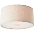Brilliant Teddy Luce da soffitto Metallo Tessuto Beige | 450mm - Adatto per 3x E27