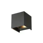 D'Lite Luce Da Parete Elingen Aluminium Nero Up & Down 4.9W 480lm - 830 Luce Calda -  | IP65