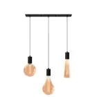 Calex XXL Royal Oro Set completo - Including 3 XXL Bulbos + Cordset Rettangolare base