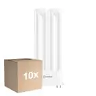 Confezione Multipack 10x Ledvance DULUX-F LED 12W - 840 Bianco Freddo | 4-Pin - Sostitutiva 24W