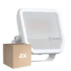 Confezione Multipack 4x Ledvance Proiettore LED Aluminium Bianca 41//27W 6000lm 100D - 865 Luce Del Giorno | IP66 - Simmetrico