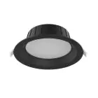 Noxion Downlight LED Hera Medio Incasso Nero 15W 1500lm 80D - 827-830-840 CCT | 176mm - Ritaglio 150mm